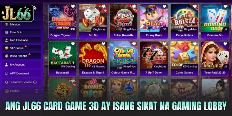 Ang JL66 card game 3D ay isang sikat na gaming lobby
