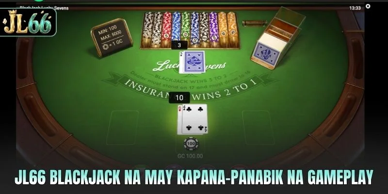 JL66 Blackjack na may kapana-panabik na gameplay