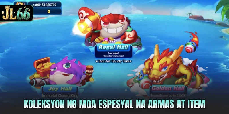 Koleksyon ng mga espesyal na armas at item
