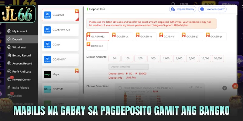 Mabilis na gabay sa pagdeposito gamit ang bangko