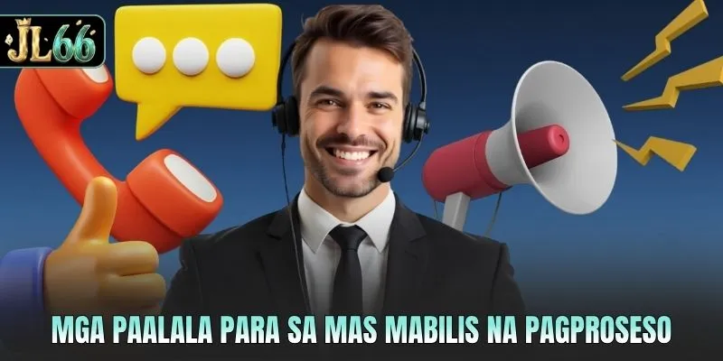 Mga paalala para sa mas mabilis na pagproseso