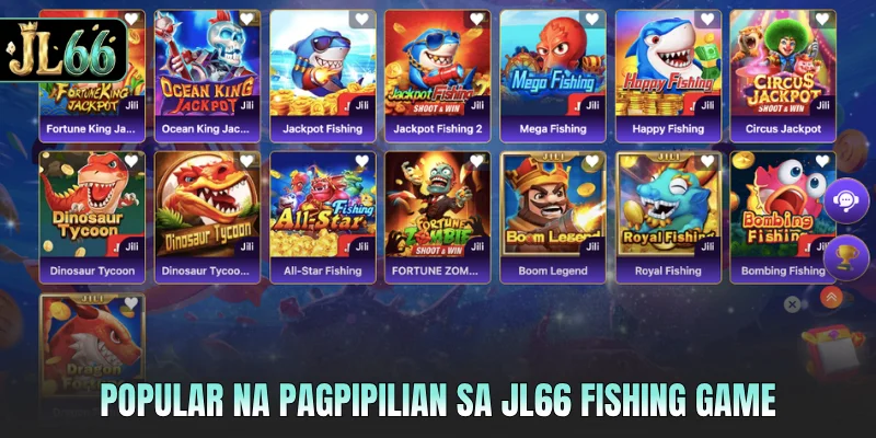 Popular na pagpipilian sa JL66 fishing game