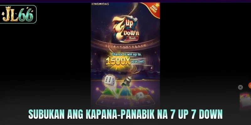Subukan ang kapana-panabik na 7 Up 7 Down